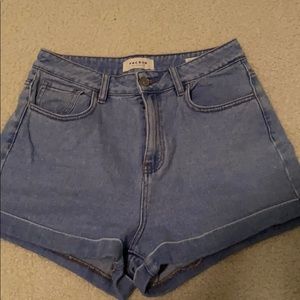high waisted shorts